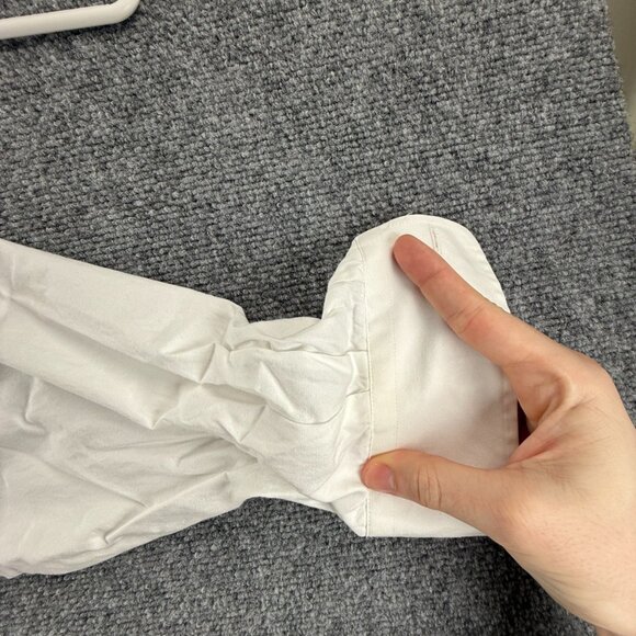 Gitman Bros Pinpoint Button-Down All Cotton 18.5 35 Oxford TTX White Shirt Solid - Picture 14 of 16